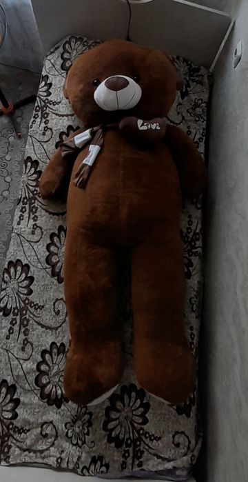 Мягкий люшевый  медведь