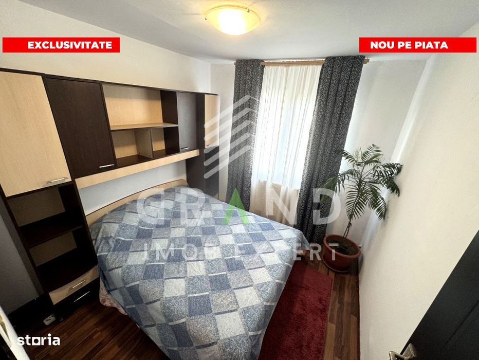 Apartament compartimentat eficient | 4 camere | Centrala termica | Man