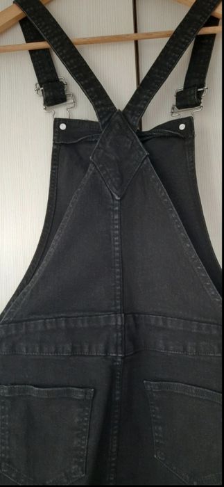 Fusta salopeta scurta denim