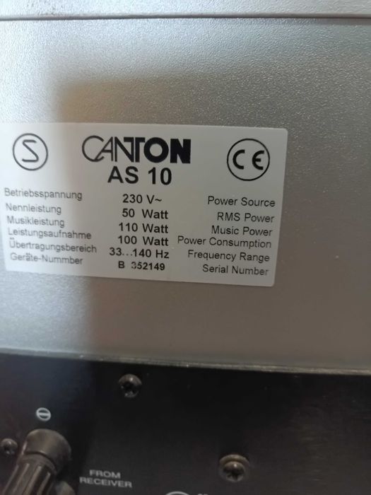 продавам CANTON AS 10