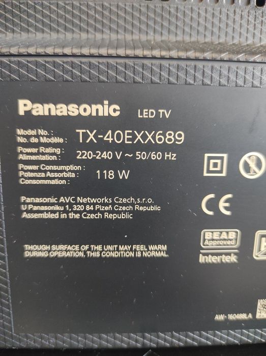 Смарт Телевизор PANASONIC 40 инча Ultra HD 4K