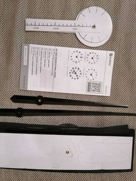 Стенен часовник 90-120 см (залепващи се арабски цифри)