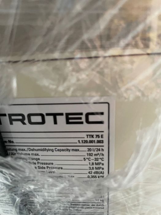 Dezumidificator Trotec TTK 75E