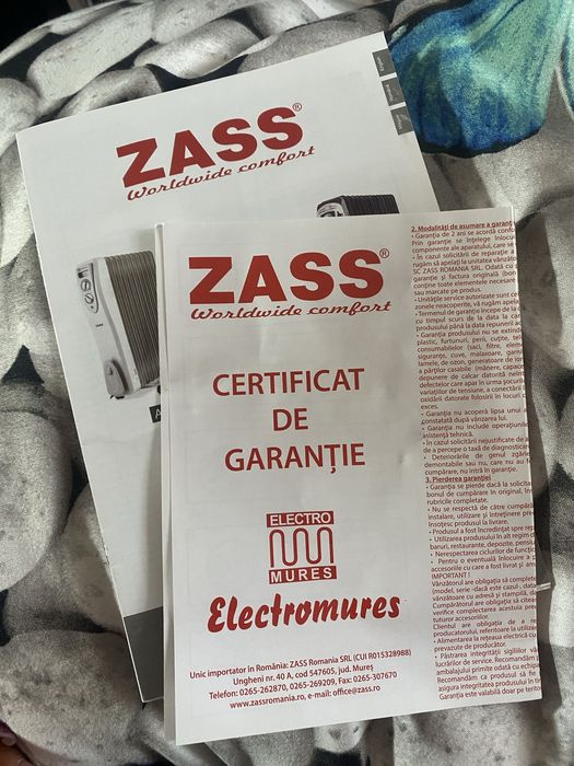 Calorifer electric cu ulei Zass