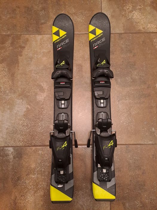Schiuri copii Fischer RC4 RACE, legatura inclusa, 70cm, negru