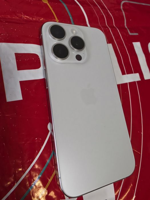 КАТО НОВ 256GB iPhone 15 Pro Технополис Гаранция 2026 White | Бял