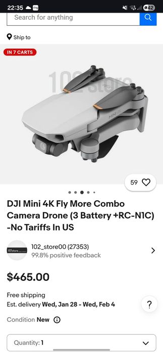 Drona Dji Mini 4k Combo GPS 10km