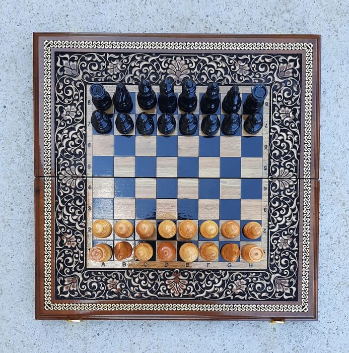 Shaxmat 40×40 fishka, futlyar komplekt