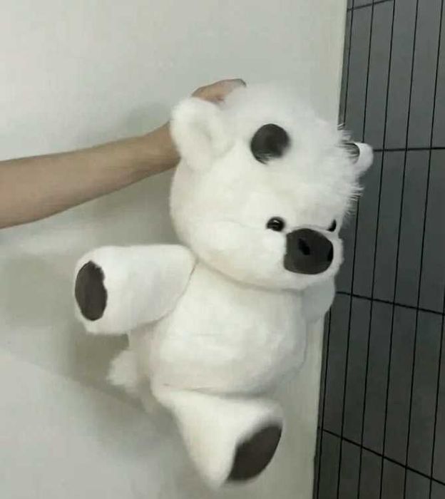 Плюшевый бегущий телёнок