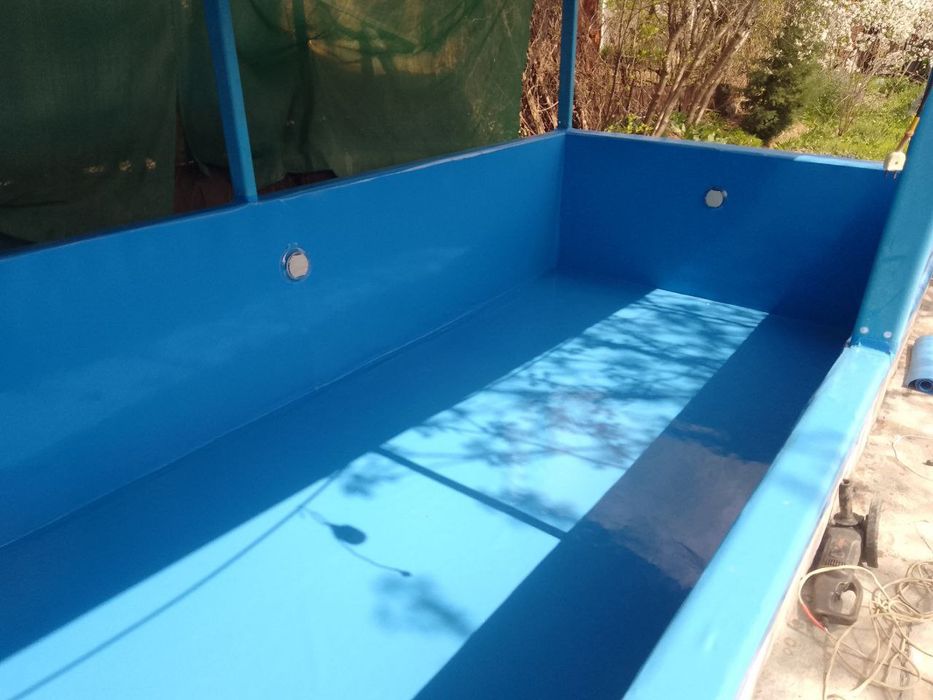 Обшивка бассейнов ПВХ материалом , доставка установка