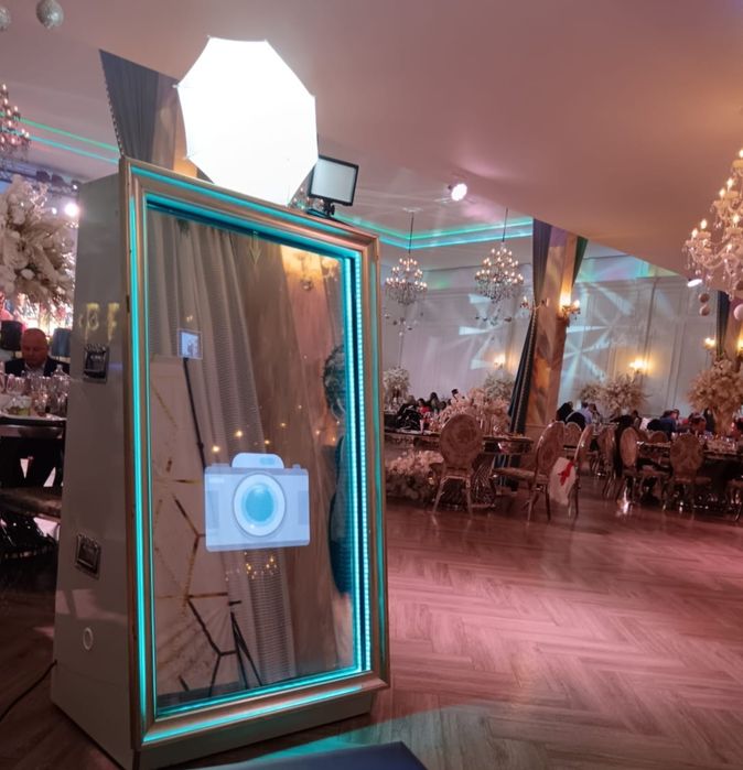 Ofertă Oglindă foto/Cabina foto/Fum greu/Cocktail bar/Platforma 360