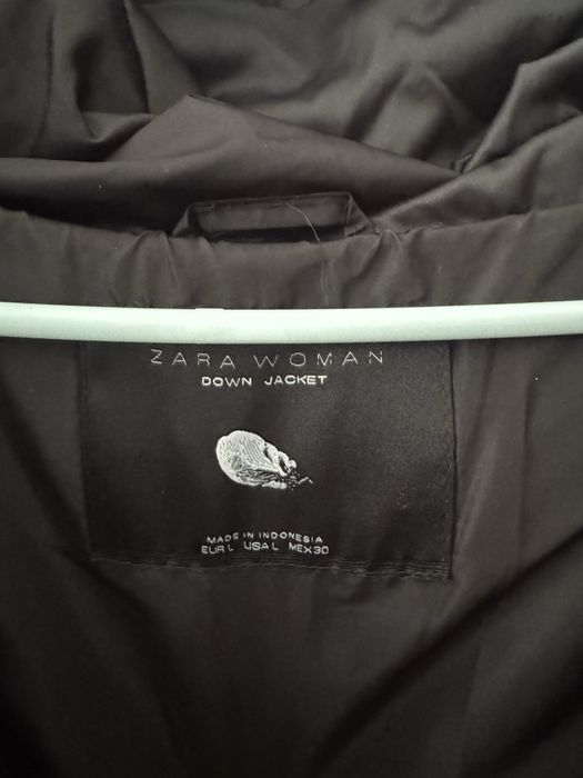 Пухено дамско яке Zara, тип Puffer / Oversize