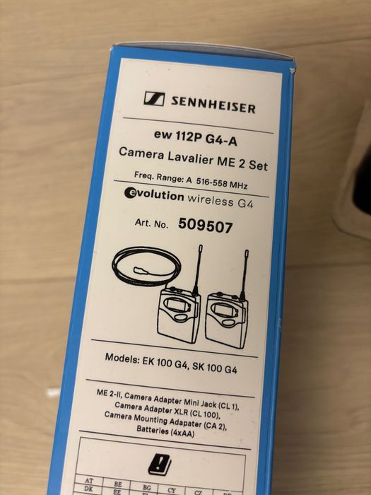 Sennheiser G4 ( EW 112P ) kit wireless EK 100 G4 + SK 100 G4 si accesorii