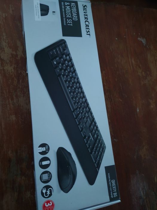 Безжична немска клавиатура и мишка Silver Crest