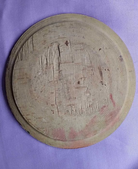 стара рисунка върху дърво- 1914г.