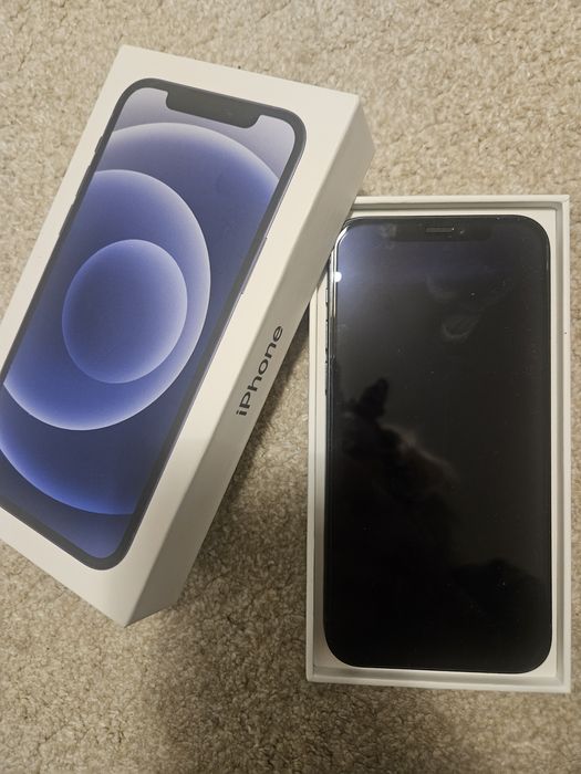 Смартфон Apple iPhone 12, 64GB, 4GB RAM, 5G, Black
