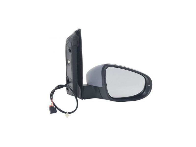 Oglinda exterioara VW Touran (1t3), 07.2010-08.2015, stanga/dreapta, reglare electrica; grunduit; incalzita; geam asferic; cromat; 6 pini; cu semnalizare