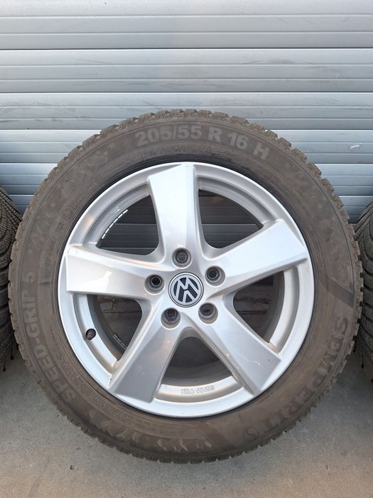 jante vw pe 16  cu  anvelope iarna
