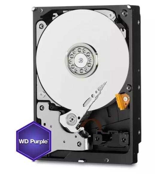 PC 1TB HDD Hikvision Western Digital Purple Хард Диск за Видеонаблюдение с Високо Натоварване 24/7 365 Non-Stop Надеждно Дългосрочно Съхранение Данни