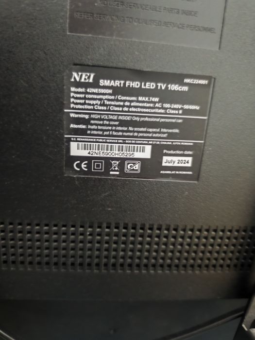 Vând Smart TV Nei se aude da nu se vede