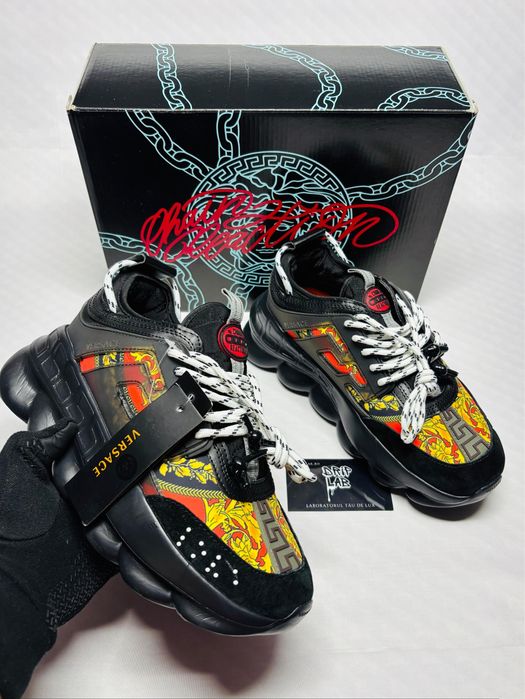 Versace chain reaction negru galben