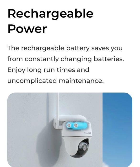 Безжична камера Reolink Argus PT – 5 MP