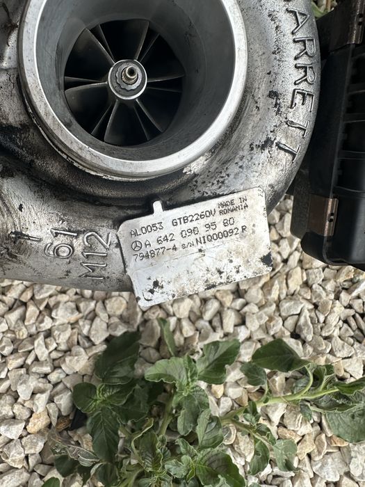 Турбо компресор Mercedes GTB2260V турбина мерцедес ОМ642 3.5cdi 3.0cdi