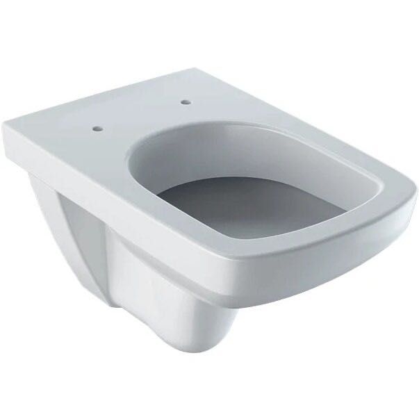 Set vas wc dreptunghiular suspendat cu capac, Geberit Selnova Square