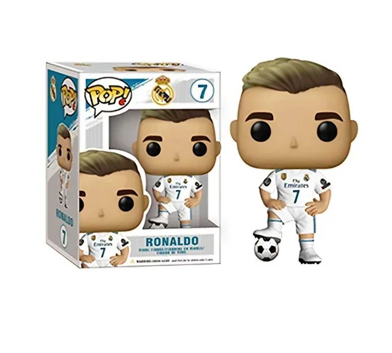 Кукли на роналдо меси мбапе, фигурки играчки за деца с кутия