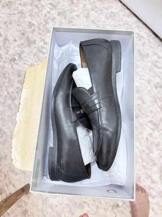 Летние кожаные туфли