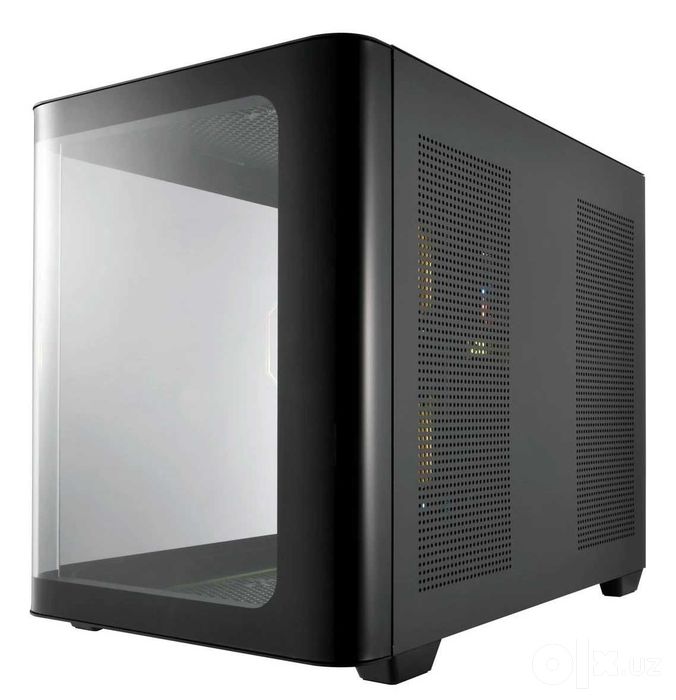 - Корпус FSP S380 Black (Micro-ATX / Панорамное закаленное стекло)