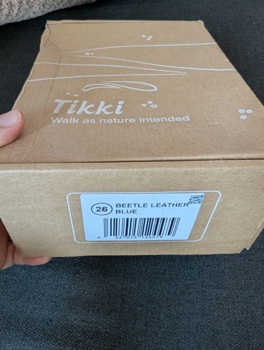 Детски обувки Tikki - боти от велур, подходящи за момче НОВИ