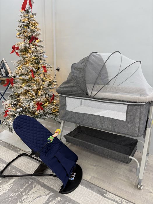 Продам детскую кроватку , шезлонг в подарок