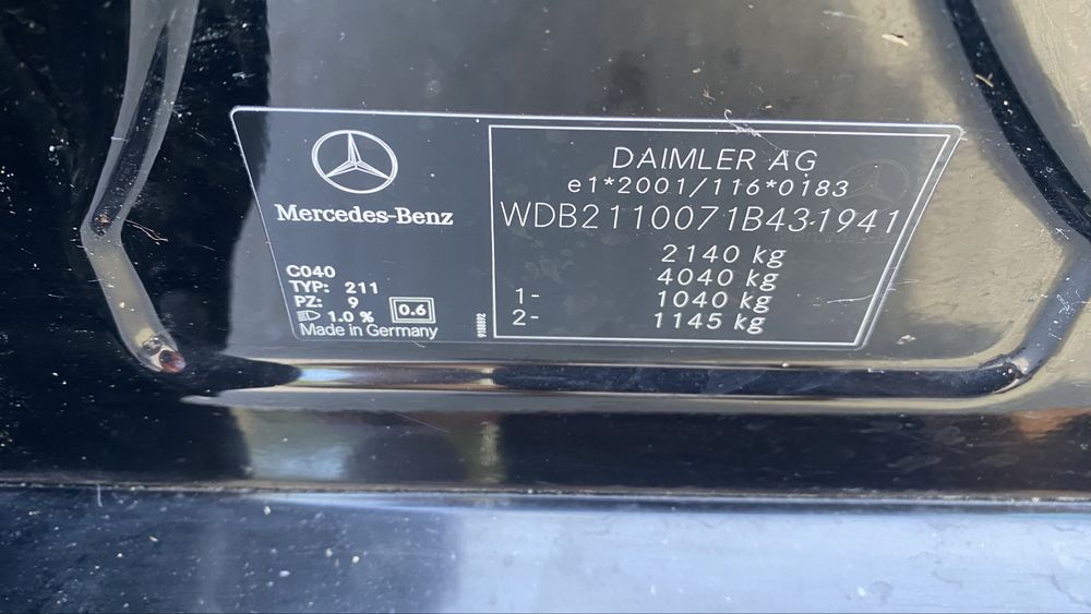 De vanzare Mercedes w211