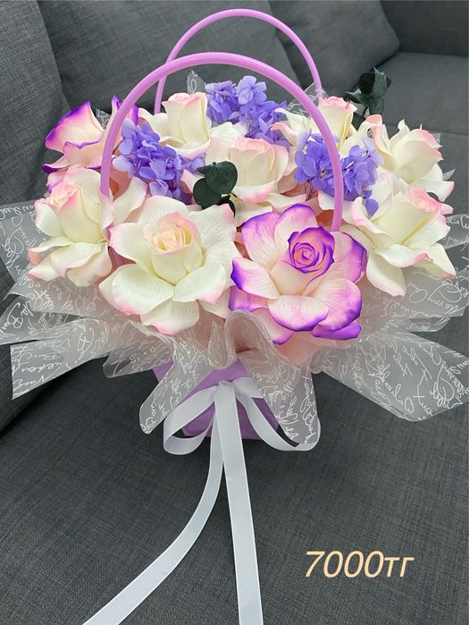 Мыльные букеты, сабынды гулдер