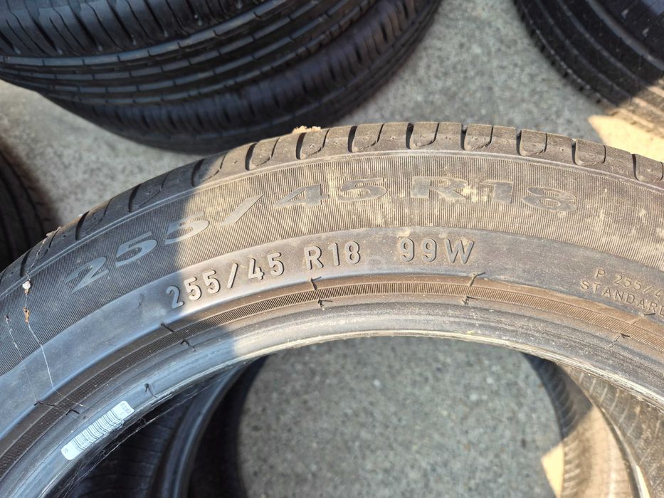 2 Anvelope de VARA - 255/45/18 99W - PIRELLI Cinturato - Stare F BUNA - RUN-FLAT - DOT 2018 !