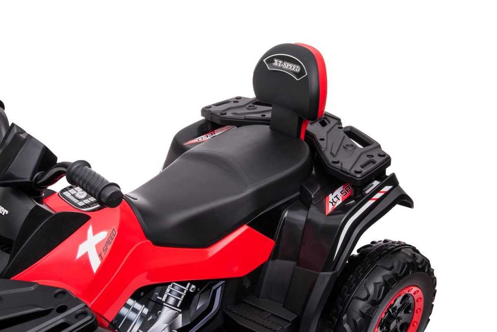 ATV electric pt copii Autokids 24V 4x4 cu cupa 3-10 ani (S615) Rosu