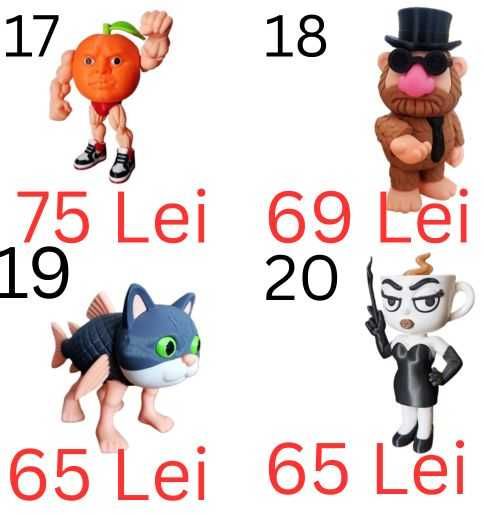 Jucării copii figurine articulate Italian Brainrot cadou (de la 40 de lei) peste 100 de modele