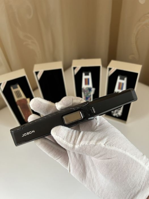 JOBON запалка за пури – мощен джет пламък, 4 цвята