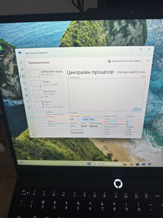 Lenovo Legion 5 15IRX10 – i7-13650HX / 24GB DDR5 / GeForce RTX – отлично състояние