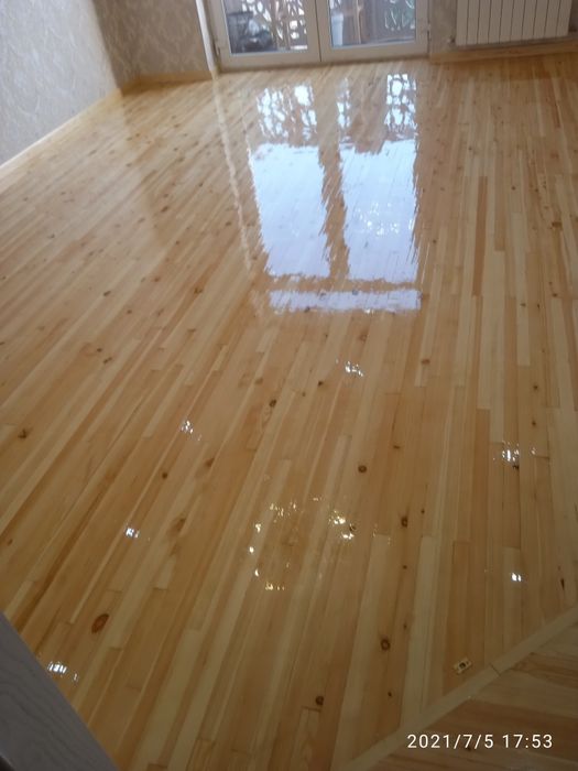 шлифовка пол паркет