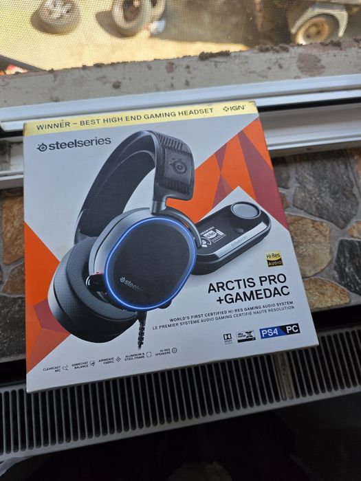 Casti gaming Steel Series Arctis pro+ Game dac