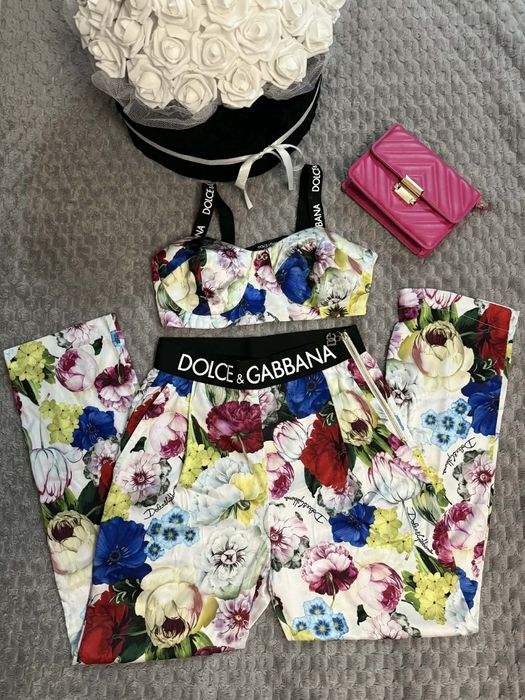 Луксозен комплект Dolce & Gabbana – флорален принт