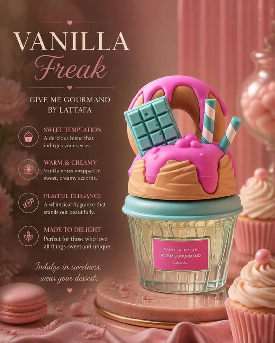 Vanilla Freak Give me Gourmand collection by Lattafa