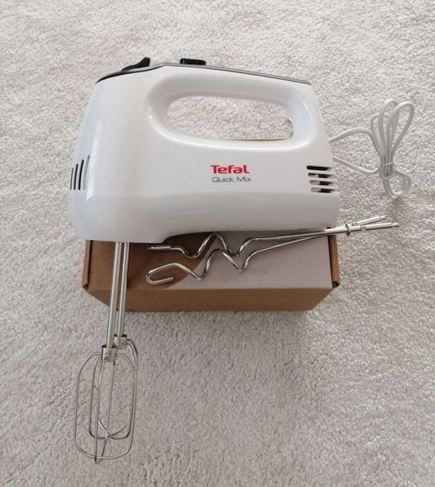 Mixer Quick Mix HT310138, 300 W, 5 trepte de viteză, funcție Turbo, 2