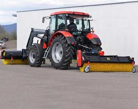 Matura tractor, maturatoare tractor, perie stradala pt. tractor, noua