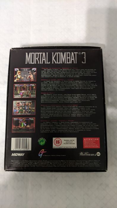 Игра для ПК Mortal Kombat 3 big box