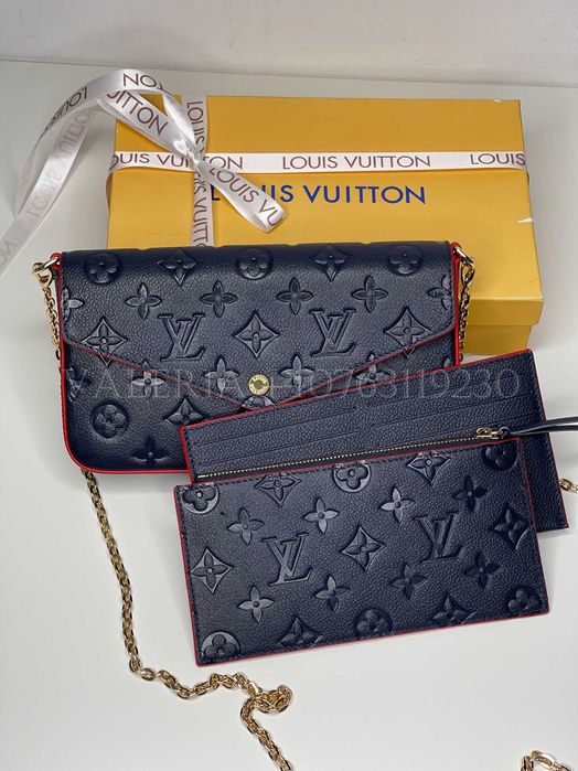 Poseta Louis Vuitton Felicie Albastru Navy