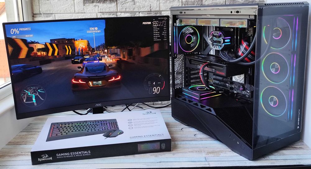 Calculator / PC Gaming / Setup complet – Ryzen 5 7500X3D + RX 9060 XT 16GB + Cadou