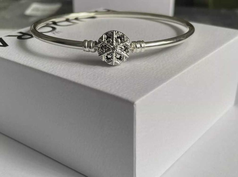 Сребърна гривна Pandora 19 см